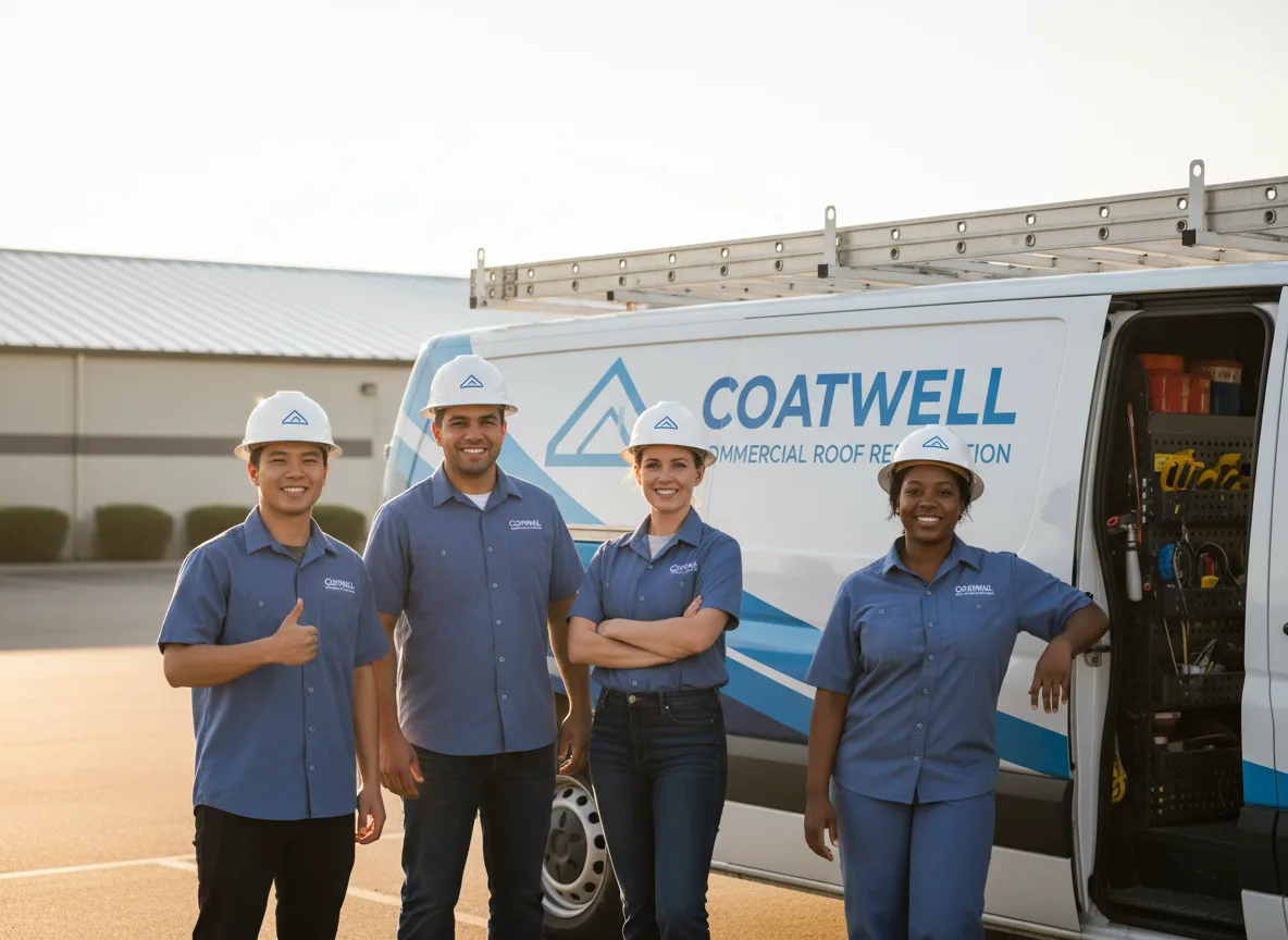 Commercial roof coating company in Levittown, NY